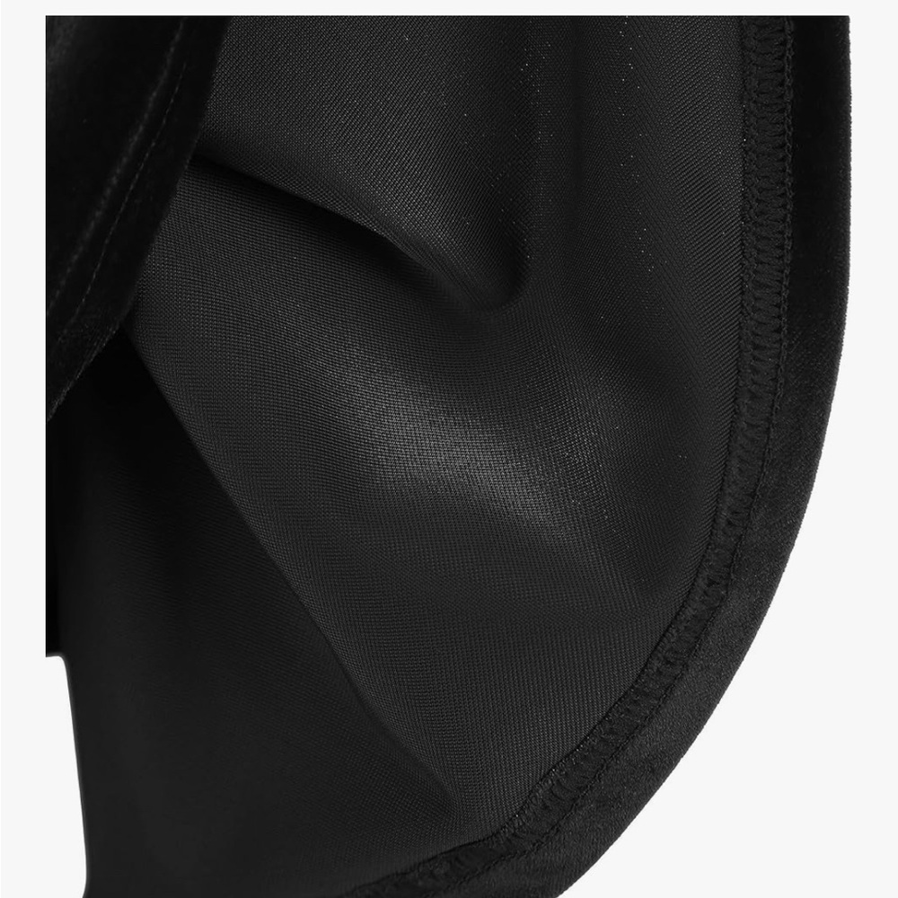 NWT Chic Black Velvet Skater Skirt for Women - Picture 7 of 8